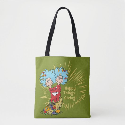 Tote Bag Chose Un Chose Deux Joyeux Choses-À-Donner ! (Devant)