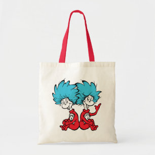 Tote Bag Chose Un et Chose Deux du Chat au Chapeau