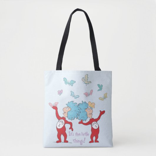 Tote Bag Chose Une Chose Deux C'est Les Petites Choses ! (Devant)