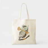 Tote Bag Chouette à cornes de minuit (Devant)