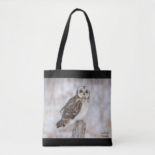 Tote Bag Chouette à courte portée