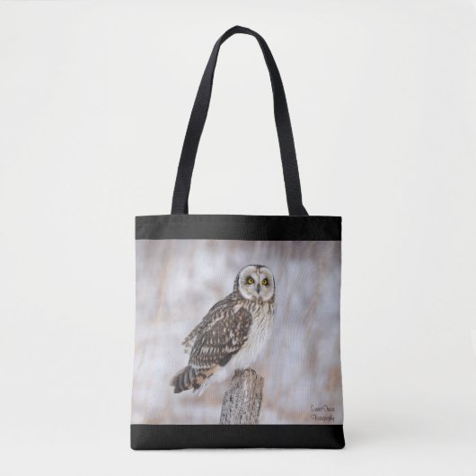 Tote Bag Chouette à courte portée (Devant)