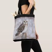 Tote Bag Chouette à courte portée (De près)