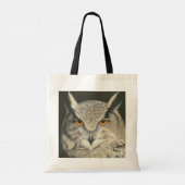 Tote Bag Chouette à grande corne (Dos)