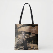 Tote Bag Chouette à grande corne (Devant)