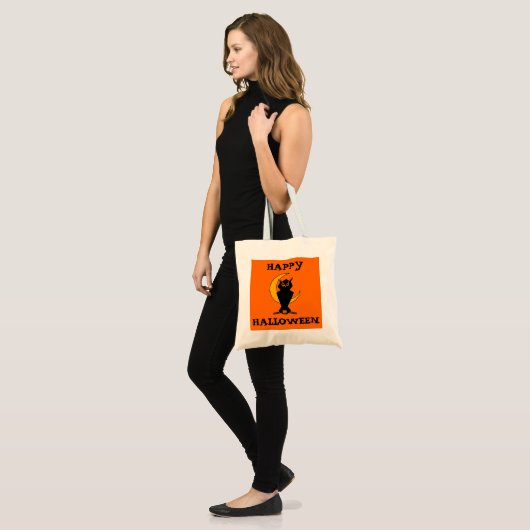 Tote Bag Chouette à queue ou à traiter (Devant (modèle))