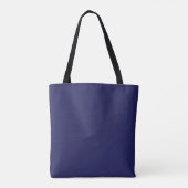 Tote Bag Chouette à vapeur bleue (Dos)
