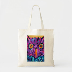Tote Bag Chouette abstraite