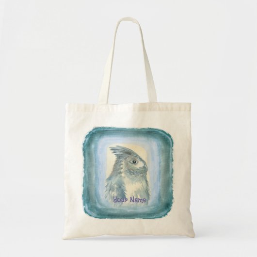 Tote Bag Chouette aquarelle (Devant)