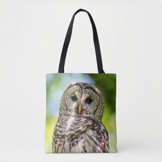 Tote Bag Chouette barrée (Devant)