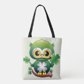 Tote Bag Chouette bébé St Patrick de dessin animé mignon (Dos)