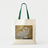Tote Bag Chouette blanche/Sac fourre-tout de Chouette multi (Devant)