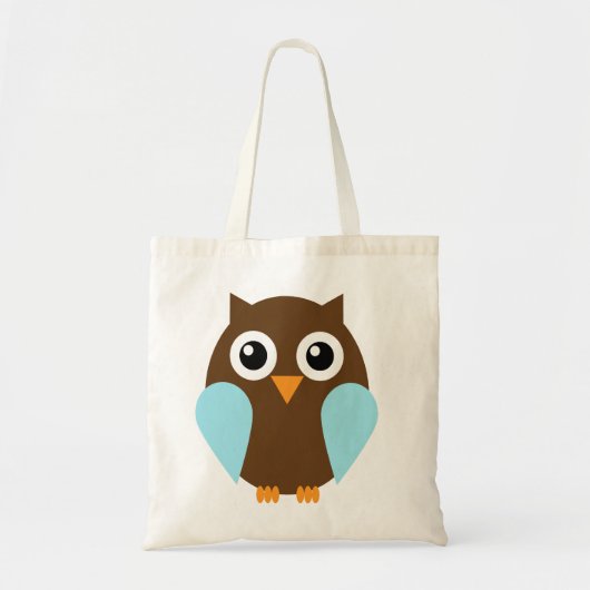 Tote Bag Chouette bleue (Devant)