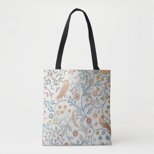 Tote Bag Chouette botanique et baies (Devant)