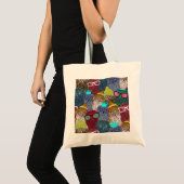 Tote Bag Chouette dans la couronne (Devant (produit))