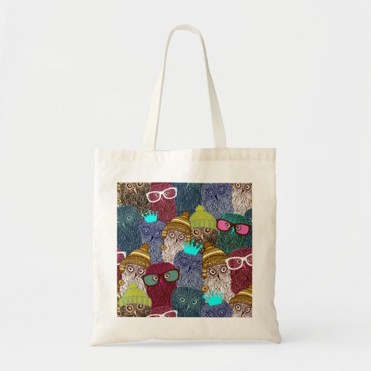 Tote Bag Chouette dans la couronne (Devant)