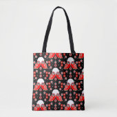 Tote Bag Chouette d'art populaire (Devant)