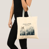 Tote Bag Chouette de la forêt d'aquarelles (Devant (produit))