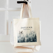 Tote Bag Chouette de la forêt d'aquarelles