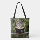 Tote Bag Chouette de lecture (Dos)
