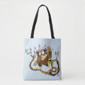 Tote Bag Chouette de musique (Devant)