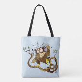 Tote Bag Chouette de musique (Dos)