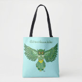 Tote Bag Chouette de vol Celtic Green (Devant)