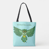 Tote Bag Chouette de vol Celtic Green (Dos)