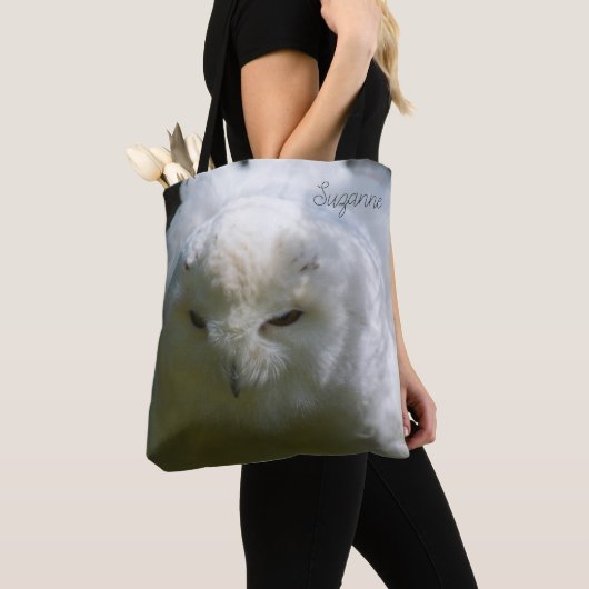 Tote Bag Chouette des neiges (De près)
