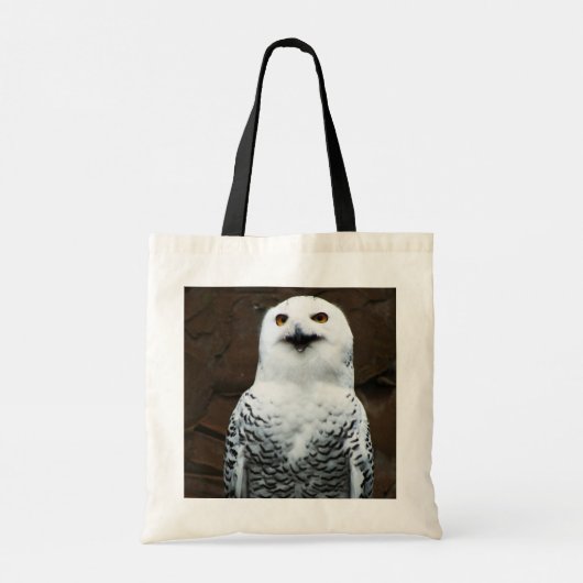 Tote Bag Chouette des neiges bti (Dos)