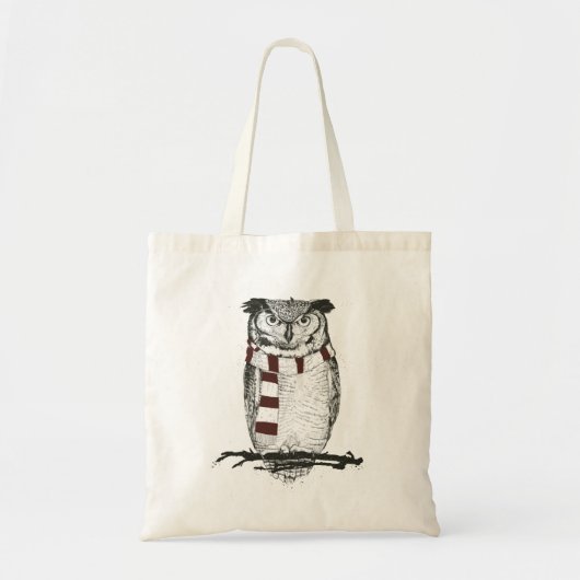 Tote Bag Chouette d'hiver (Devant)