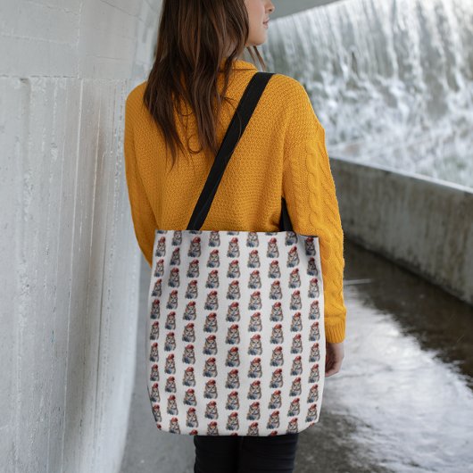 Tote Bag Chouette d'hiver enchantée