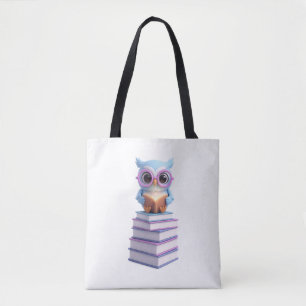 Tote Bag Chouette du livre cosmique