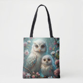 Tote Bag Chouette et bébé (Devant)