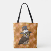 Tote Bag Chouette hulotte sorcière ! (Dos)