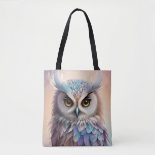 Tote Bag Chouette Imaginaire Dreamy Couleurs pastel doux