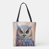 Tote Bag Chouette Imaginaire Dreamy Couleurs pastel doux (Dos)