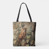 Tote Bag Chouette majestueuse dans une forêt (Dos)