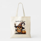 Tote Bag Chouette mignonne dans une sorcière Casquette Hall (Dos)