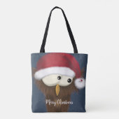 Tote Bag Chouette mignonne et festive (Dos)