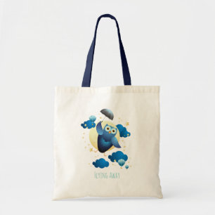 Tote Bag Chouette mignonne volant avec parapluie