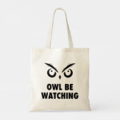 Tote Bag Chouette regarde (Dos)