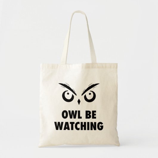Tote Bag Chouette regarde (Devant)
