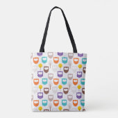 Tote Bag Chouettes de dessin (Dos)