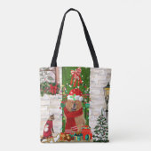 Tote Bag Chow Chow Chien Noël (Dos)