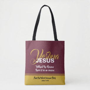 Tote Bag chrétien SAISON JESUS RAISON Noël