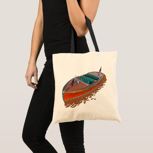 Tote Bag Chris-Craft Barrel Back (Devant (produit))