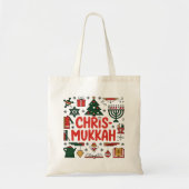 Tote Bag Chrismukkah Hanoukka Noël Juif Religieux (Devant)