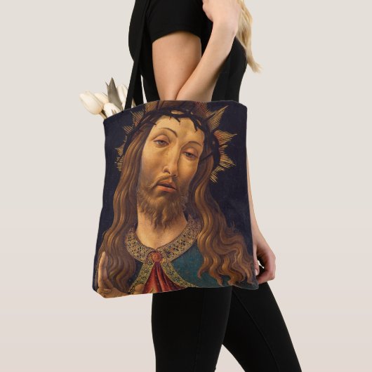Tote Bag Christ couronné d'épines par Sandro Botticelli (De près)
