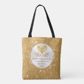 Tote Bag Christian 50e anniversaire Mariage idées cadeaux (Dos)